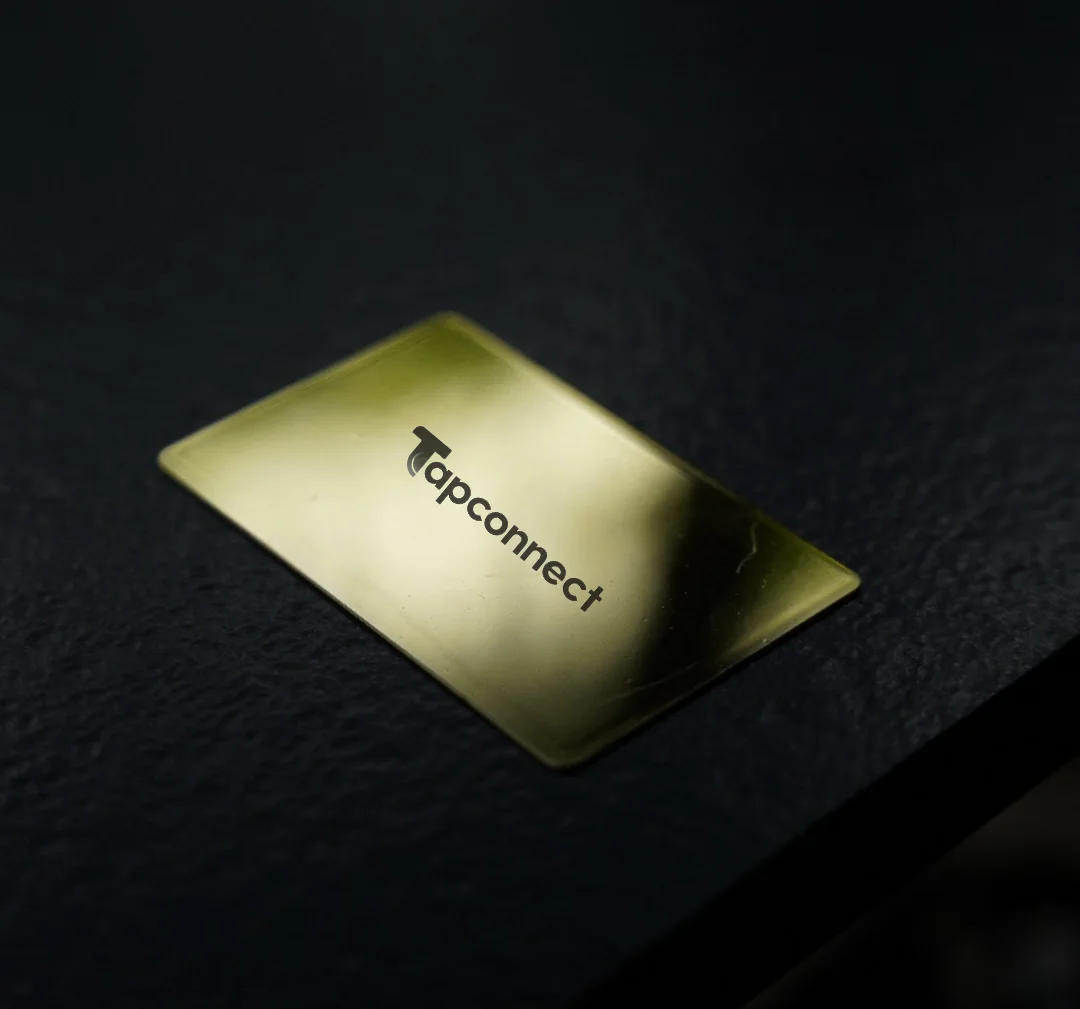Glossy Gold Card Front