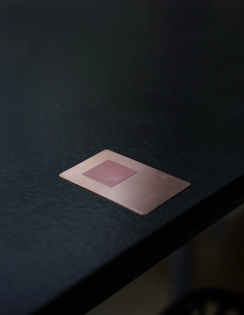 Rose Gold Card Back