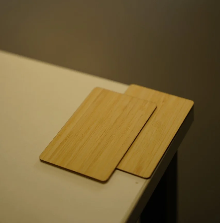 Plain Bamboo Card Front