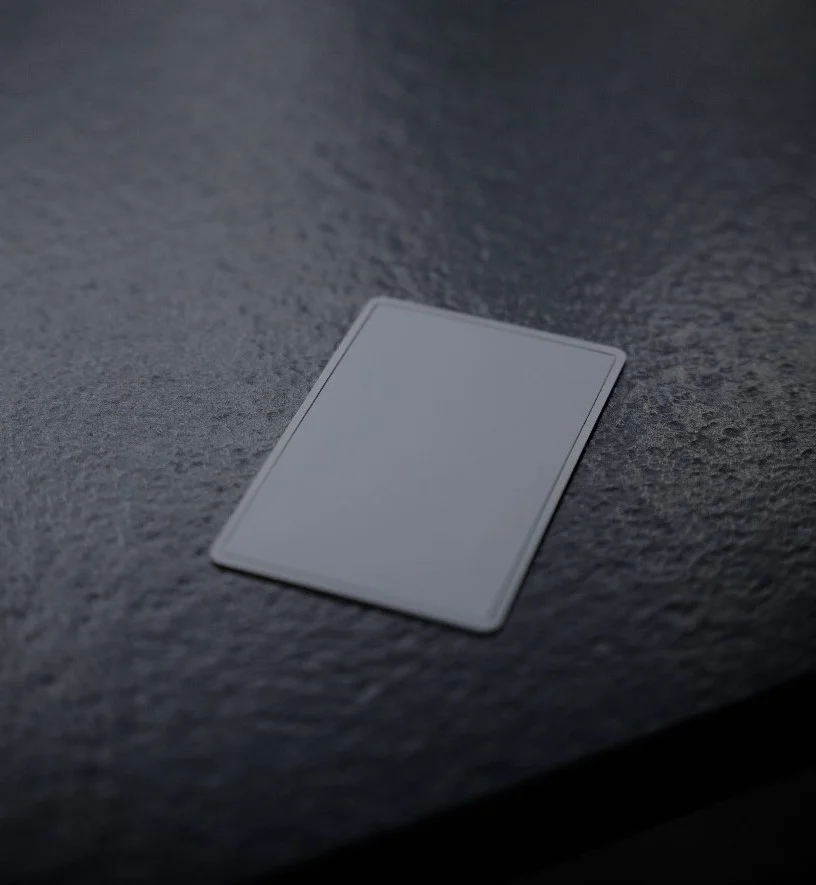 Silver Card Back