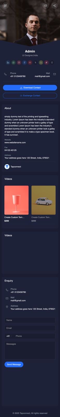 Profile Template 5