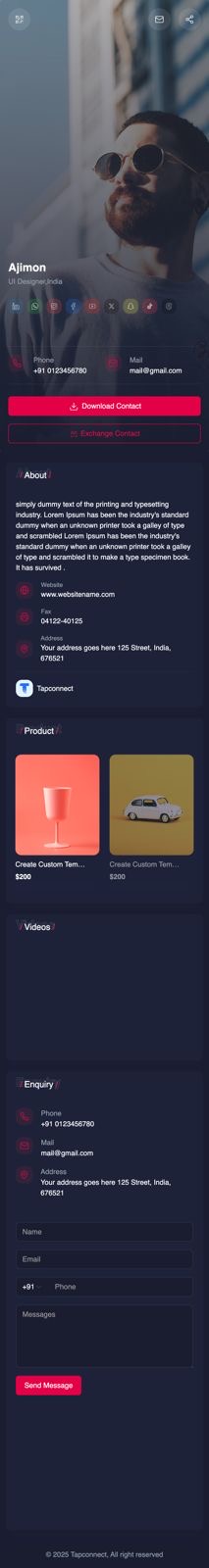 Profile Template 1