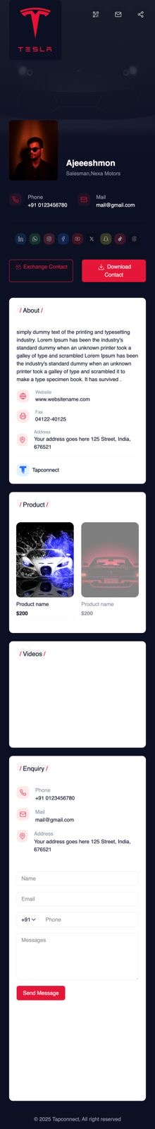 Profile Template 7