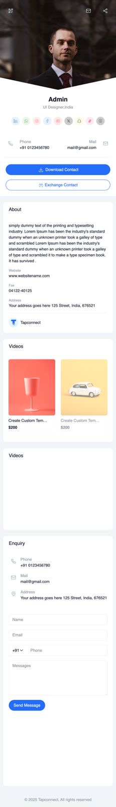 Profile Template 10